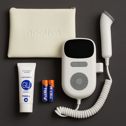 Nooliva™ Fetal Doppler – At-Home Prenatal Heartbeat Listening Device