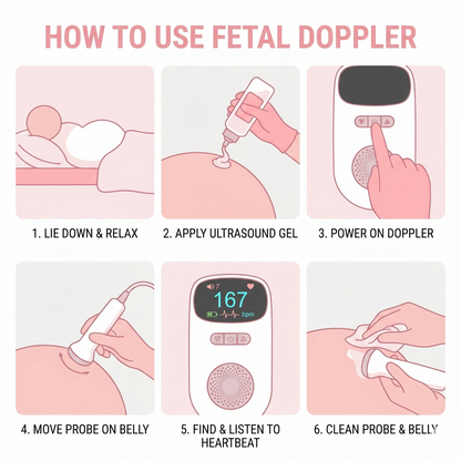BabyHeart™ Doppler Kit — Hear Your Baby's Heartbeat Anytime